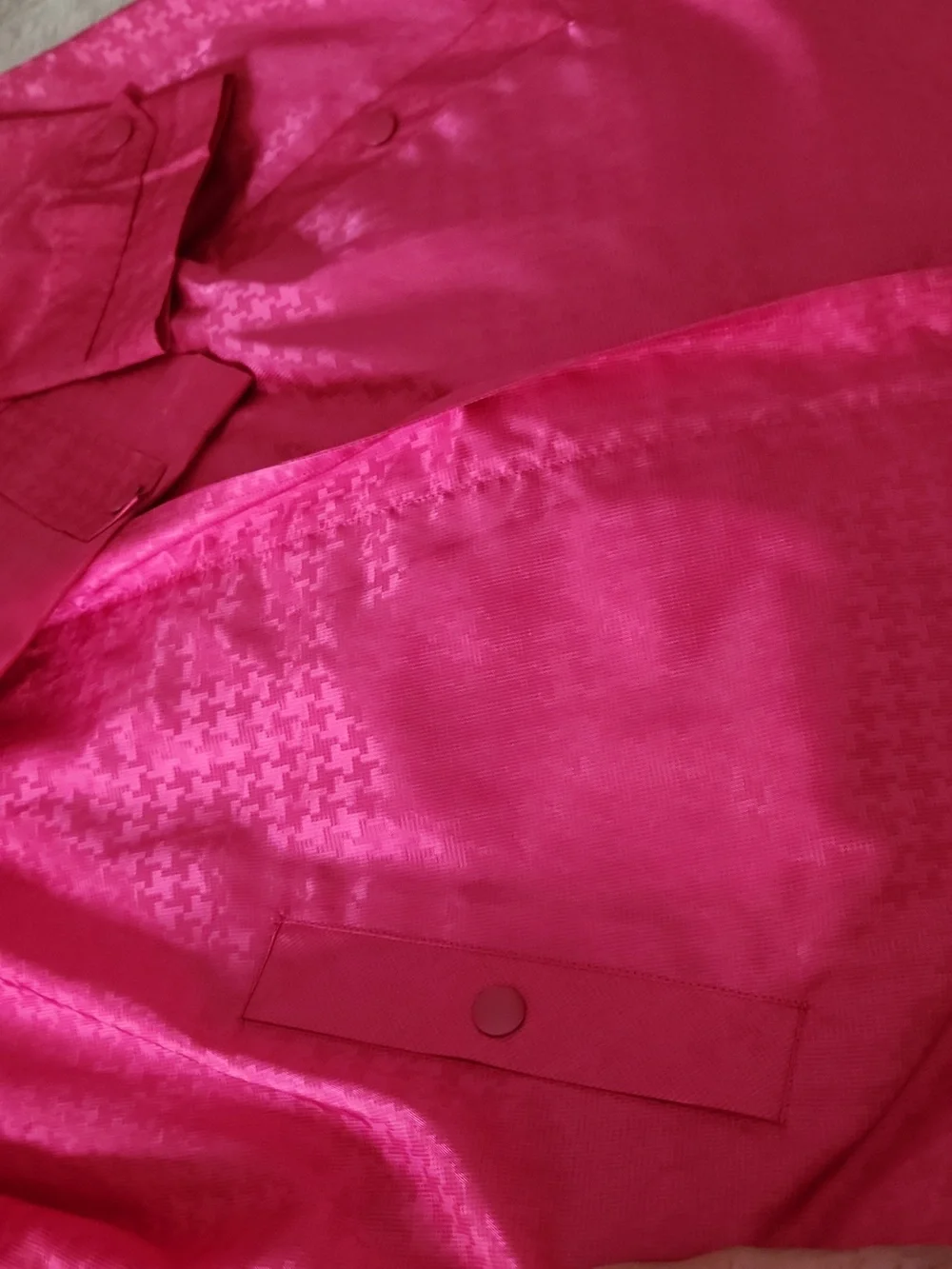 UBU Hot Pink Women's Lightweight Trench Coat - Picture 7 of 10